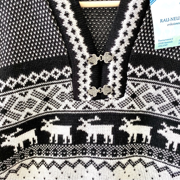 Unisex Vintage Finland Nordic sweater size M - Picture 7 of 16